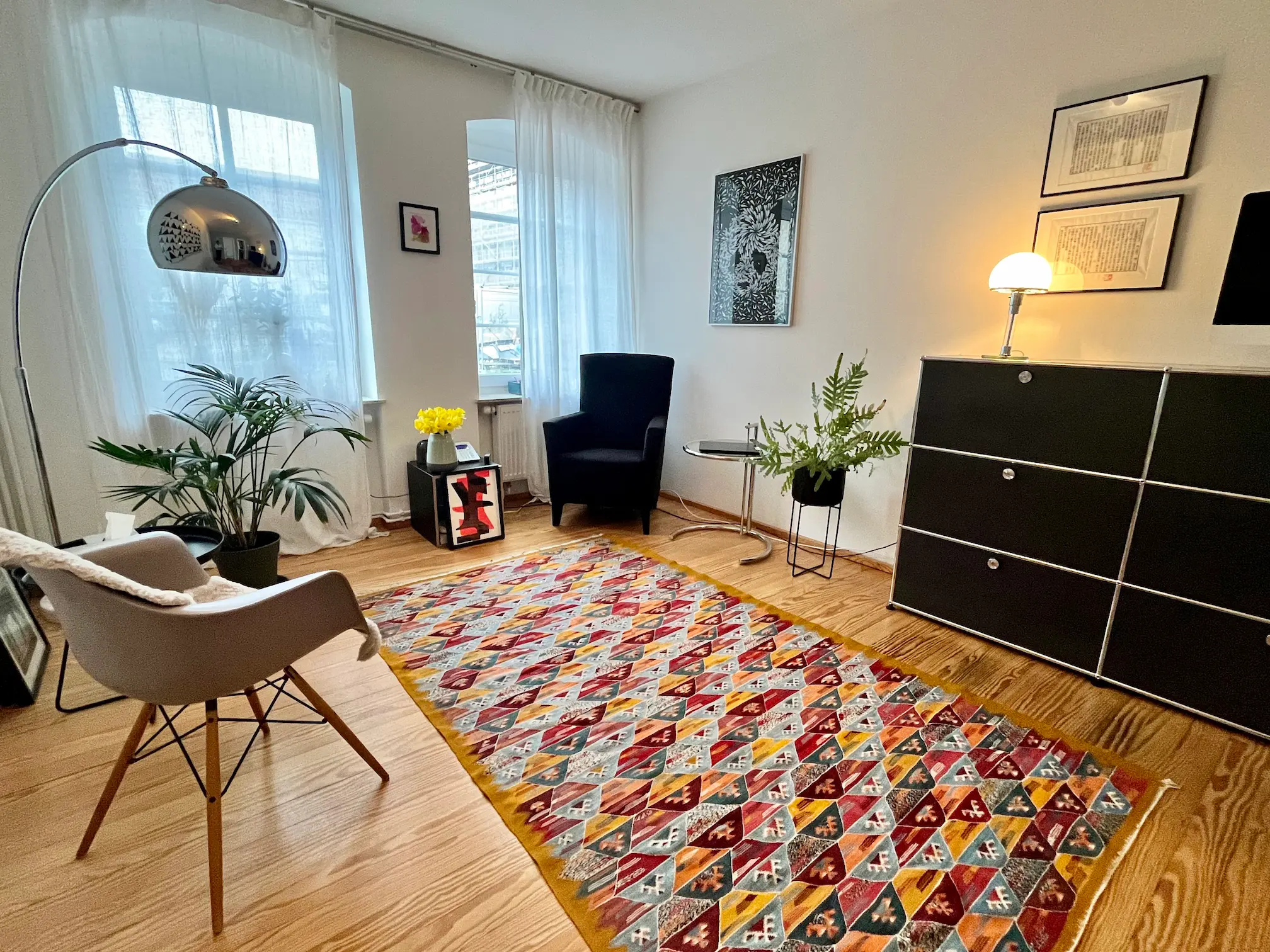 Bild des gemütlichen Behandlungsraums